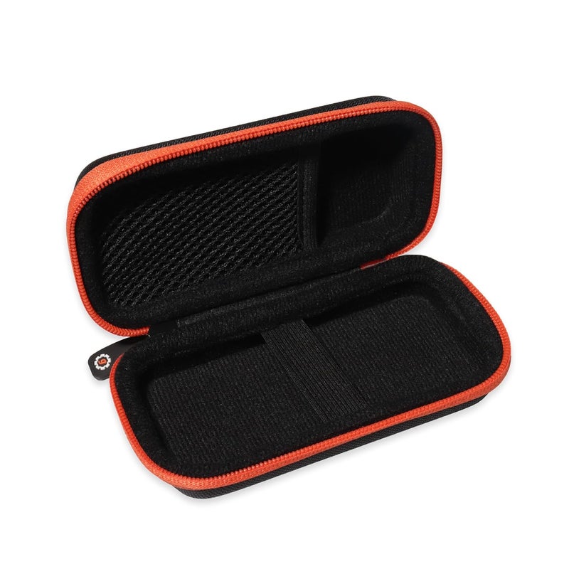GETGEAR Weather Meter Case for Kestrel Weather Meter Compatible with Kestrel Elite, 5700/ 5700X, 5200, 5100, 5500, 2700, 3500, 3000, 3550, 2500, 1000 (Black with Orange Zipper) - Image 4